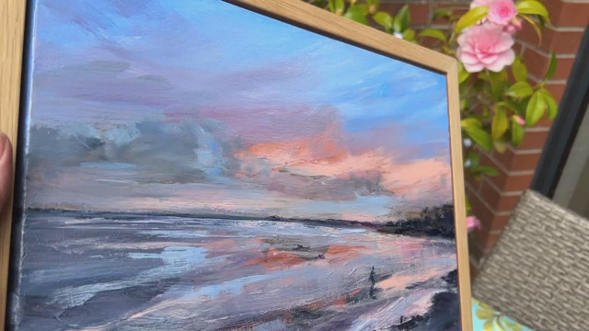 Helens Bay first light swim close up video